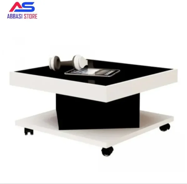 Modern Lamination Wood Multipurpose Side Table Cofee table Storage table Decorative table -41 x 36 x 45 cm (L x W x H, White) - Image 4